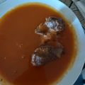 El cooksnap de Arantxa cuando hizo Carrilleras de ternera estofadas.