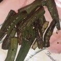Rosalin dash का कुकस्नैप जब उन्होंने सिंपल फ्राई भिंडी (simple fry bhindi recipe in Hindi) बनाया था।