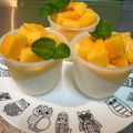 Angel Liu 的 [阿妮塔♥sweet] 雙色芒果奶酪。 cooksnap