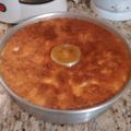 El cooksnap de Valeria Silvina cuando hizo Flan casero.