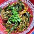 Anushri Pai's cooksnap of when they made भेंडीची चटकदार भाजी (Bhendichi Bhaji Recipe In Marathi).