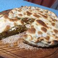El cooksnap de Juanma Cisbani cuando hizo Tarta de pescado, cebolla y queso crema.