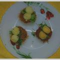 Pranjal Kotkar's cooksnap of when they made Aloo paneer bird nest.