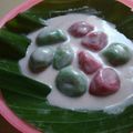 Cooksnap dari Uswatun Hasanah Bugo untuk resep Galopuong Ondam (Klepon rendam santan) Enak pakai banget 👌