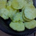 El cooksnap de Cande cuando hizo Papitas chips caseras.