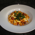 El cooksnap de latuto cuando hizo Garbanzos fritos con jamón y chorizo ibérico.