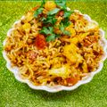 Suvarna Potdar's cooksnap of when they made इन्स्टंट व्हेजिटेबल बिर्याणी (vegetable biryani recipe in marathi).