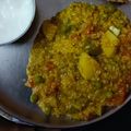 Bharati Goyal का कुकस्नैप जब उन्होंने मसाला खिचड़ी (masala khichdi recipe in Hindi) बनाया था।