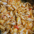 El cooksnap de Anto Cétola cuando hizo Guiso de fideos con pollo.