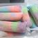 Cooksnap dari Linawati Leksmana untuk resep Rainbow ice / es lilin pelangi