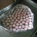 Wilder's cooksnap of when they made Christmas Serving Dish.