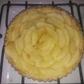 El cooksnap de Daniela Buzzetti cuando hizo Tarta de manzana con crema pastelera y galletitas.