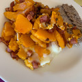 El cooksnap de Laura cuando hizo Calabaza con jamón curado y huevos camperos 🎃 🥚.