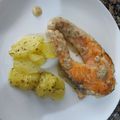 El cooksnap de Mika ESP cuando hizo Salmon con crema de eneldo y mostaza.