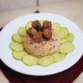 Cooksnap dari Fionna Melissa untuk resep Easy Delish Wagyu Saikoro Beef With Butter Rice