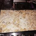 El cooksnap de Cesar cuando hizo Pollo a la crema en planchetta de hierro.