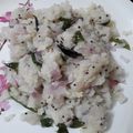 Manjula Sivakumar's cooksnap of when they made வெள்ளை ரவை உப்புமா(rava upma recie in tamil).