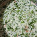 El cooksnap de Luiggi KL cuando hizo Ensalada de col estilo kfc.