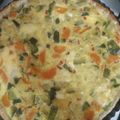 El cooksnap de Patricia Colazo cuando hizo Tarta de zapallitos y zanahorias.