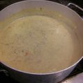 Jose Covarrubias's cooksnap of when they made Cheese burger soup.