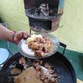 El cooksnap de Carlos Monje cuando hizo Riñoncitos al vino blanco en disco de arado...