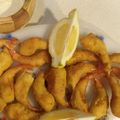 El cooksnap de Carlos Torres cuando hizo Langostinos gabardina con mayonesa de piña.