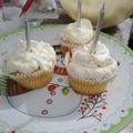 El cooksnap de andrea Torres cuando hizo Cupcakes de naranja con buttercream de naranja🍊.