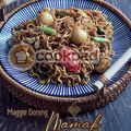 Cooksnap Aznie Khasri semasa beliau membuat Maggi Goreng Mama.
