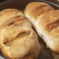 El cooksnap de Eduardo Velázquez cuando hizo Pan casero saborizado (ajo).