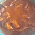 El cooksnap de Addy Hernandez cuando hizo Encacahuatado con chile ancho.