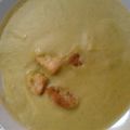 El cooksnap de Isabel Casi cuando hizo Crema de calabacín con picatostes.