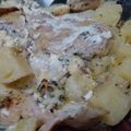 El cooksnap de Anna Bella alias Moni Argento cuando hizo Merluza a la crema de  roquefort.