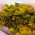 Meerab Rais's cooksnap of when they made Bhindi Masala.
