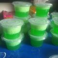 Cooksnap dari Sum Marmie Sumarmi untuk resep Agar-agar pandan hijau lumut