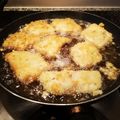 El cooksnap de Andrés Hurtado cuando hizo Medallones de congrio frito en panko.