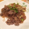 Jenicon's cooksnap of when they made Green bean noodle with Minced Pork.