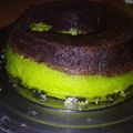 Cooksnap dari Esty Monica untuk resep Brownies kukus coklat pandan irit (2 telor tanpa mixer)