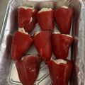 El cooksnap de angaba190 cuando hizo Pimientos del piquillo rellenos de brandada de bacalao. (Thermomix).