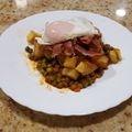 El cooksnap de Carmen cuando hizo Huevos a la flamenca.