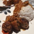 El cooksnap de Javi Zenteno cuando hizo Albóndigas.