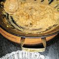 El cooksnap de rodolfo cuando hizo Bondiola borracha al Roquefort con puré.