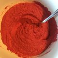 Simi and Milo's cooksnap of when they made Beetroot Hummus ❤️.