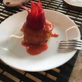 El cooksnap de Iris reyes catracha 🇭🇳 cuando hizo Cupcake Batata y Coco, con sirop de fresas naturales.