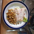 El cooksnap de Alexis Barrera Oranday cuando hizo Salmón con bacon.