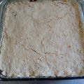 El cooksnap de Vanesa cuando hizo Crumble de manzanas y arándanos.