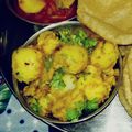 Chef Jatin Singh का कुकस्नैप जब उन्होंने आलू मटर की सब्जी(aloo mutter ki sabji recipe in hindi) बनाया था।