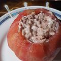 El cooksnap de Caro González Schell cuando hizo Tomates rellenos con atún a la mayo.