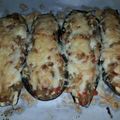 El cooksnap de Merche cuando hizo Berenjenas rellenas a la gallega con mozzarella.