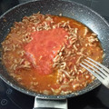 El cooksnap de Erieah cuando hizo Salsa boloñesa II.