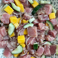 El cooksnap de poramoralhambre cuando hizo Ceviche de atún fresco con mango.
